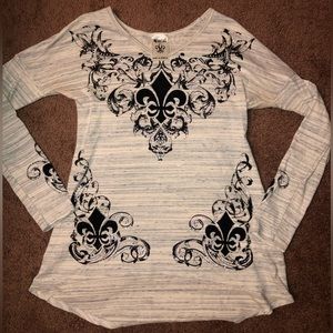 vocal women rhinestone top